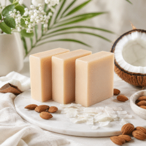 Coconut Almond handmade soap bar