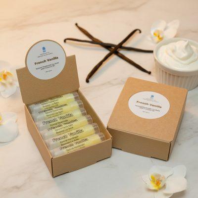French Vanilla lip balms bulk