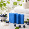 Blueberry Salt Scrub handmade soap bars