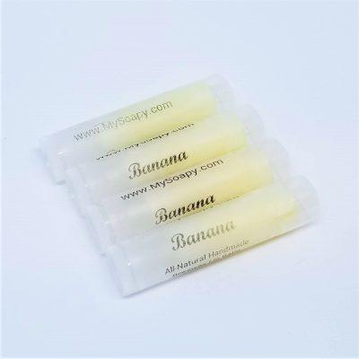 Natural Beeswax Lip Balm "Banana"