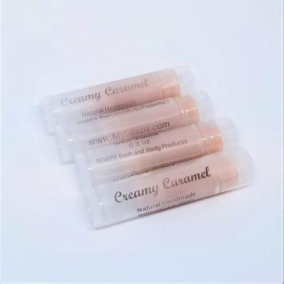 Natural Beeswax Lip Balm "Creamy Caramel"