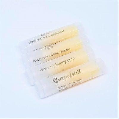 Natural Beeswax Lip Balm "Grapefruit"