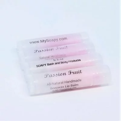 Natural Beeswax Lip Balm "Passion Fruit"