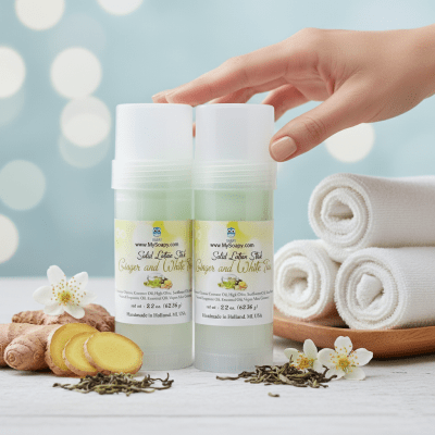 solid lotion Ginger and white tea