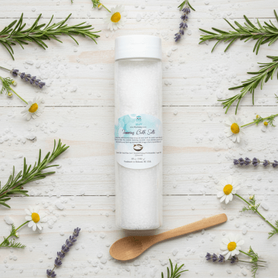 Foaming bath salts