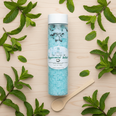Peppermint salts