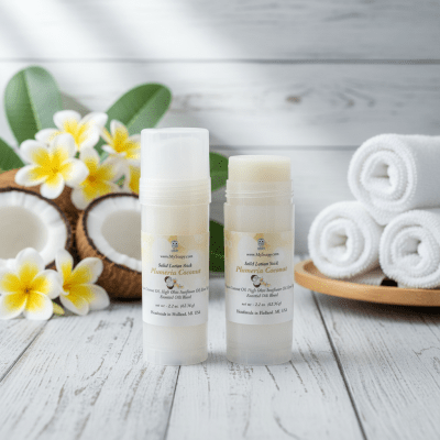 Plumeria Coconut solid lotion