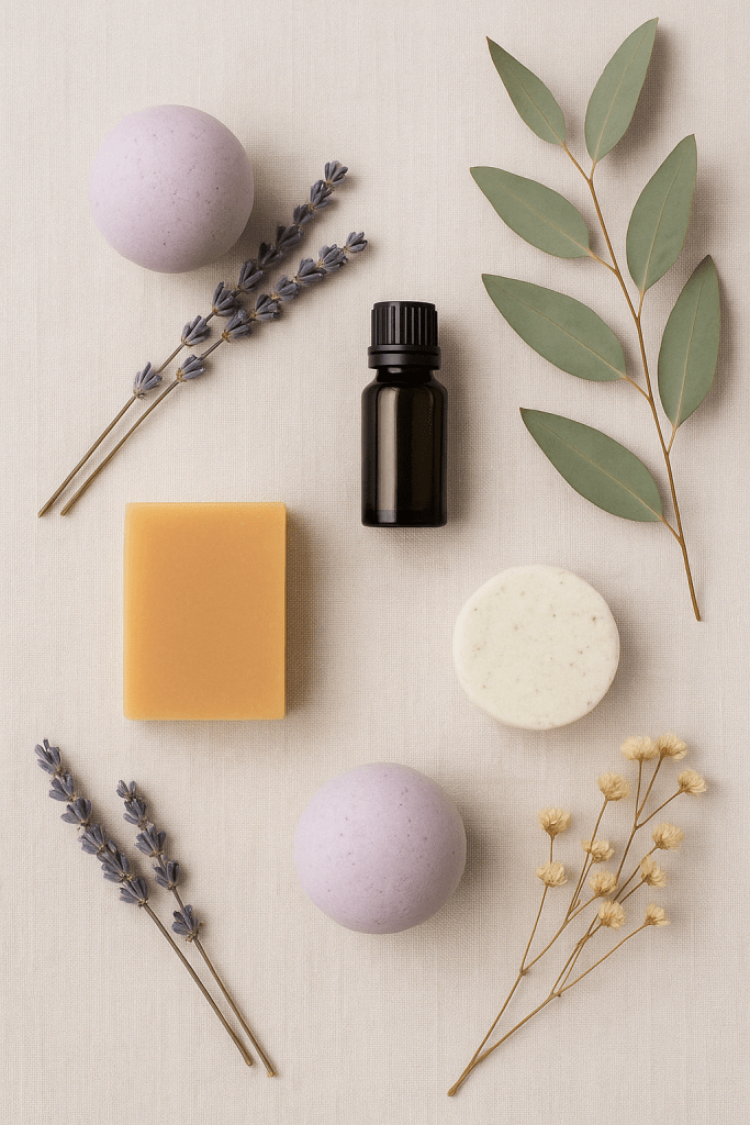 Soapy Bath and Body Products