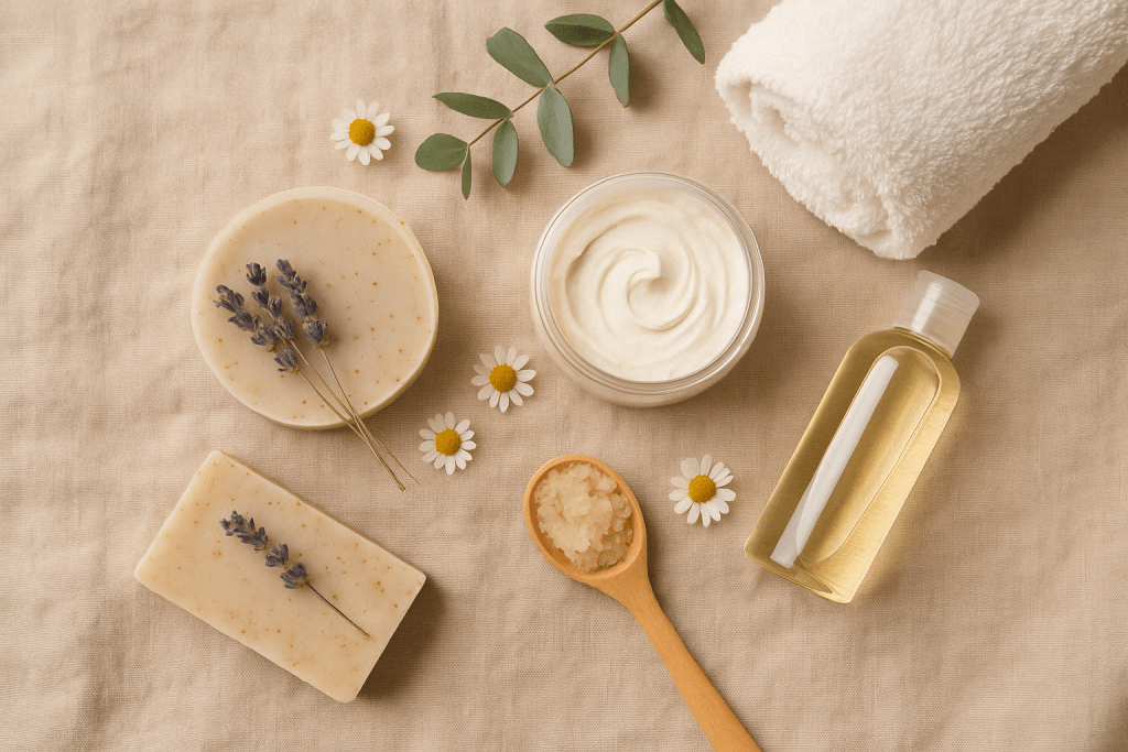 Soapy Bath and Body Products