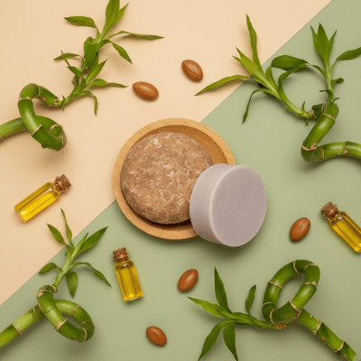 Bamboo Argan Oil hair care set