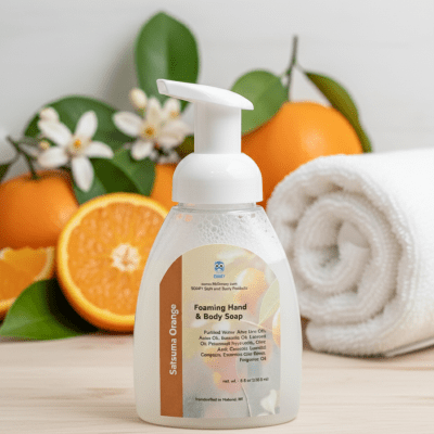 Satsuma Orange foaming soap