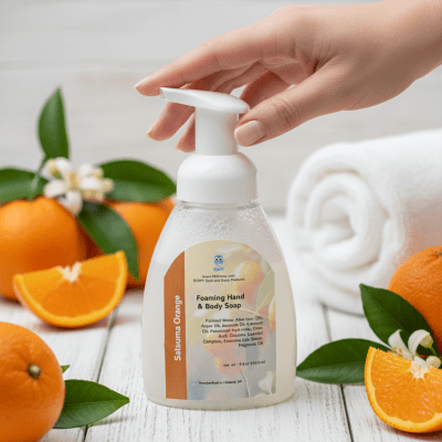 Satsuma Orange foaming soap