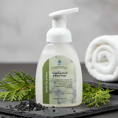 White Tea Pear foaming Soap
