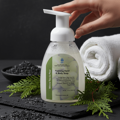 White Tea Pear foaming Soap