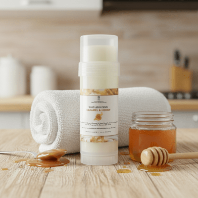 solid lotion Caramel and Honey