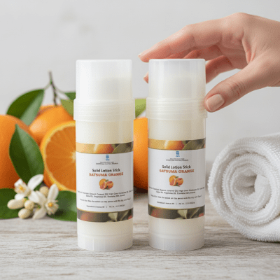 solid lotion Satsuma Orange